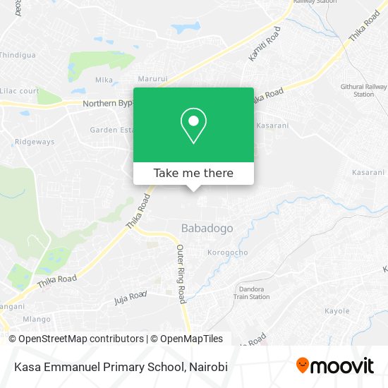 Kasa Emmanuel Primary School map