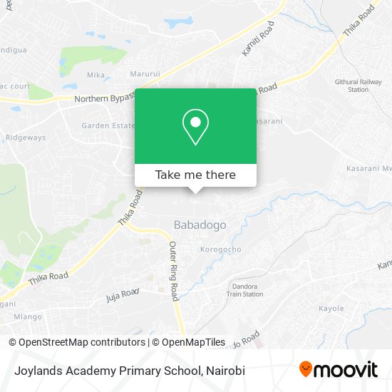 Joylands Academy Primary School map