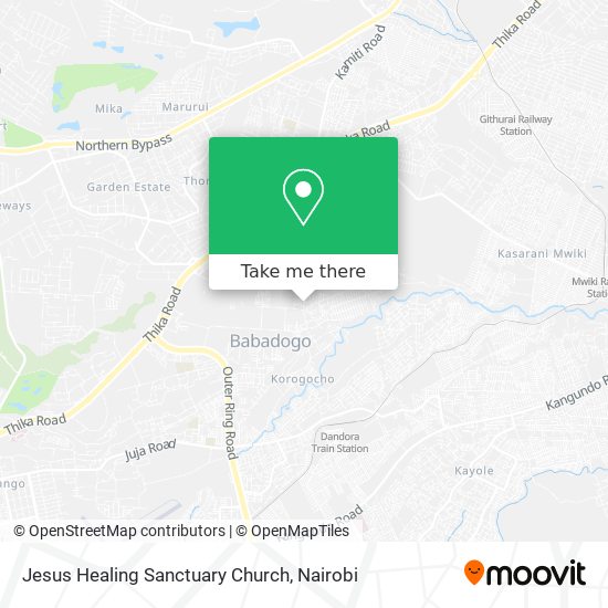 Jesus Healing Sanctuary Church map