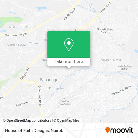 House of Faith Designs map