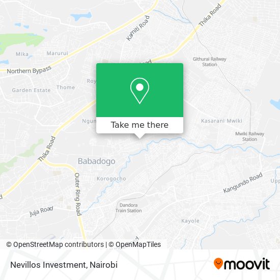 Nevillos Investment map