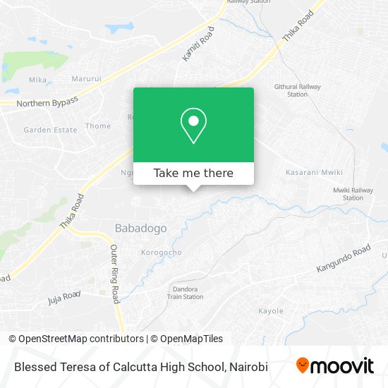 Blessed Teresa of Calcutta High School map