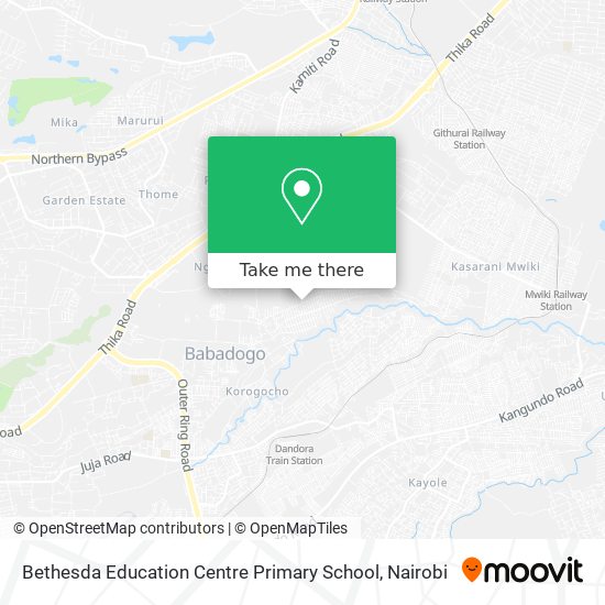 Bethesda Education Centre Primary School map