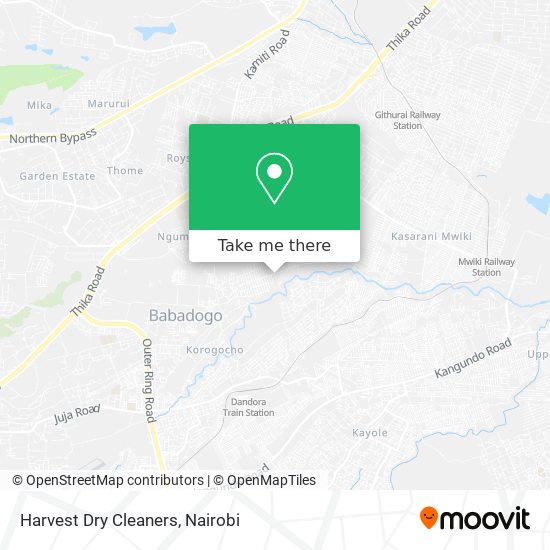 Harvest Dry Cleaners map