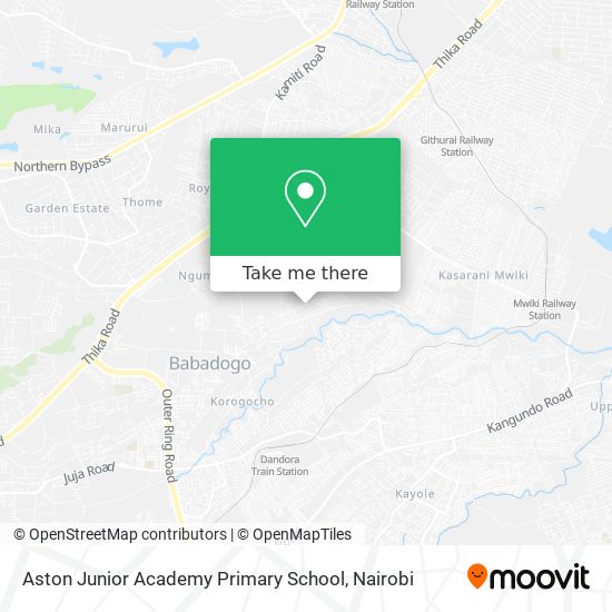 Aston Junior Academy Primary School map
