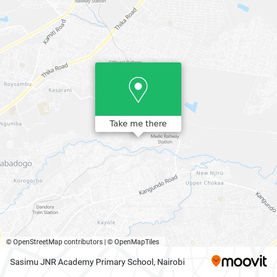 Sasimu JNR Academy Primary School map