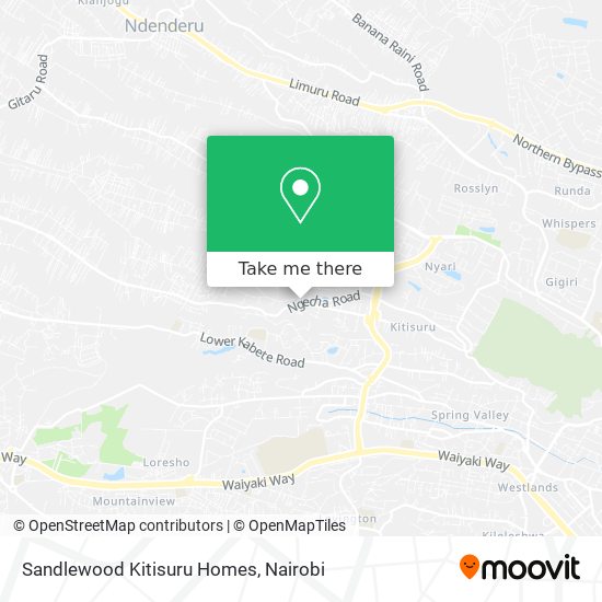 Sandlewood Kitisuru Homes map