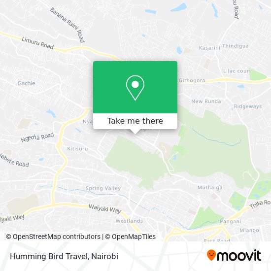 Humming Bird Travel map