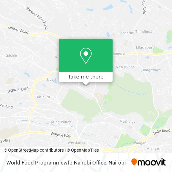 World Food Programmewfp Nairobi Office map