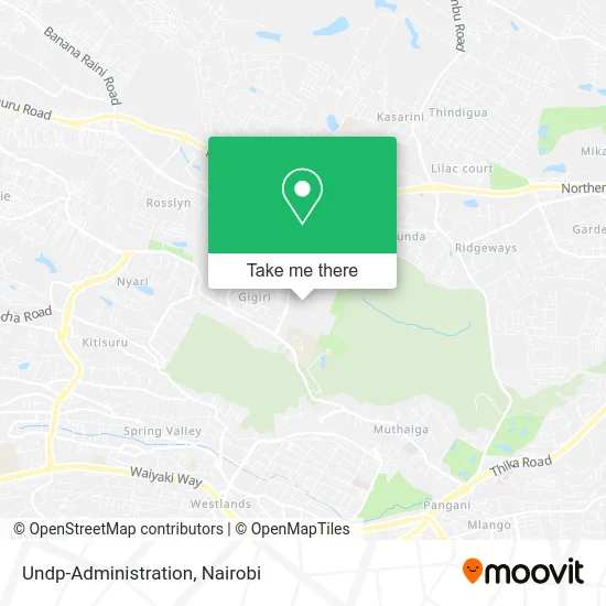 Undp-Administration map