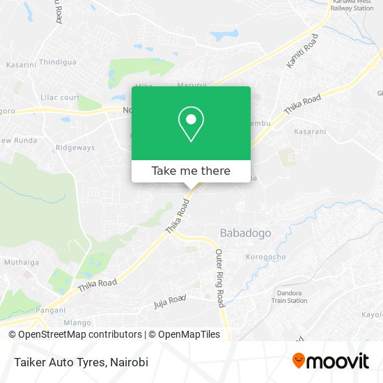 Taiker Auto Tyres map