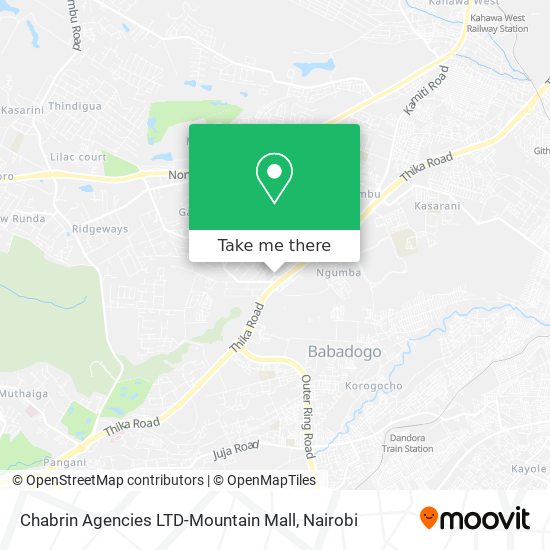 Chabrin Agencies LTD-Mountain Mall map