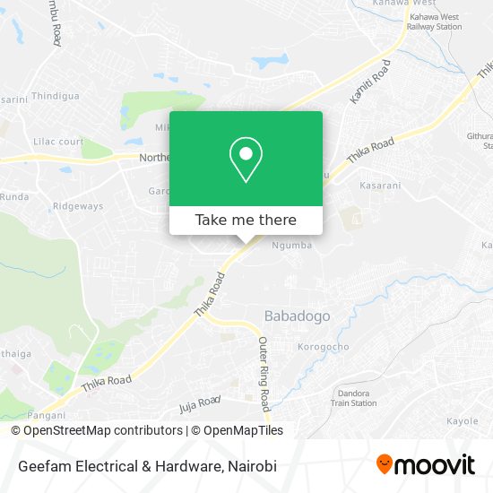 Geefam Electrical & Hardware map