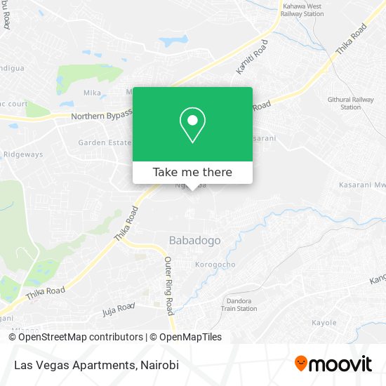 Las Vegas Apartments map