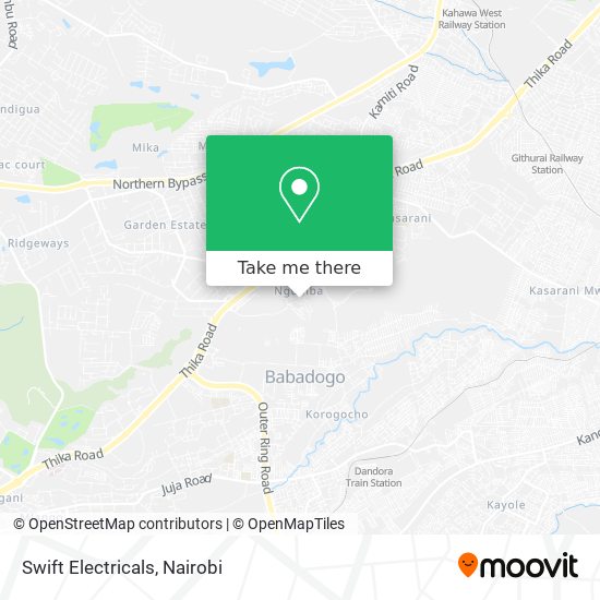 Swift Electricals map