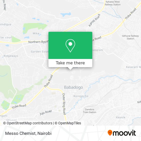 Messo Chemist map