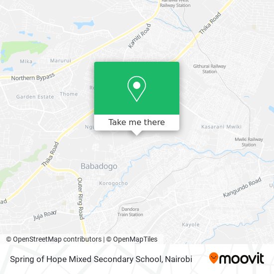 Spring of Hope Mixed Secondary School map