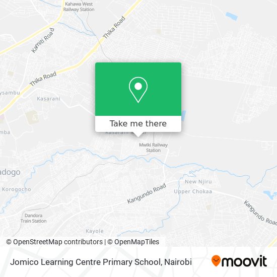Jomico Learning Centre Primary School map