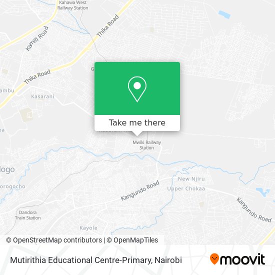 Mutirithia Educational Centre-Primary map