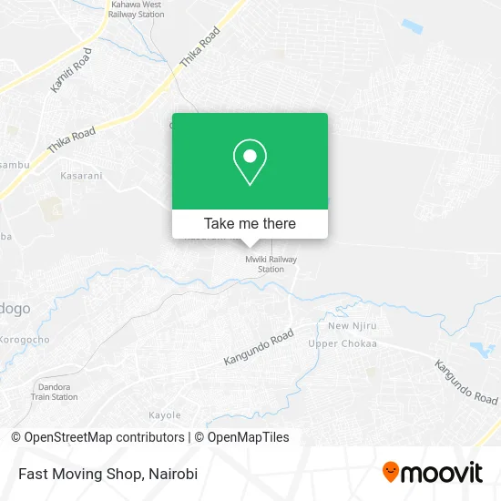 Fast Moving Shop map