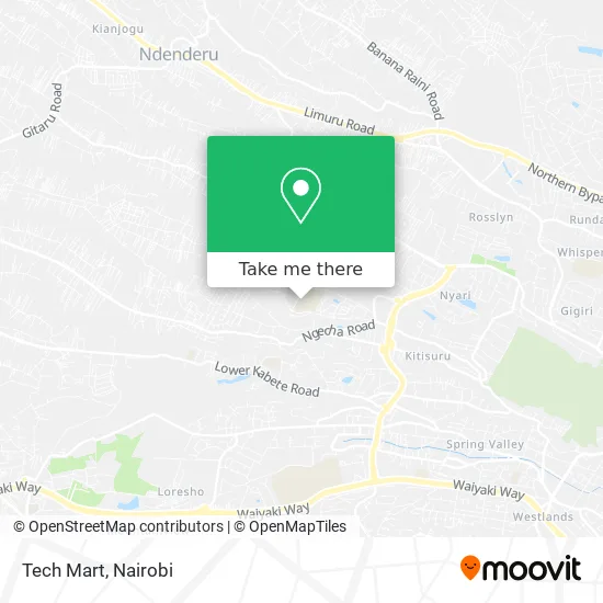Tech Mart map