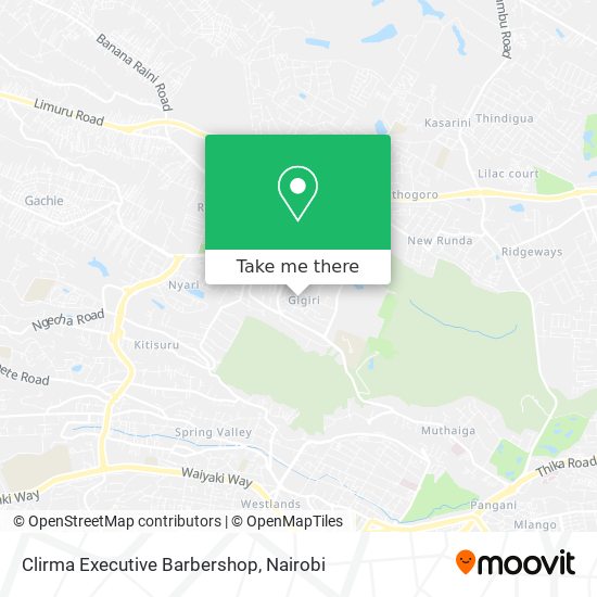 Clirma Executive Barbershop map