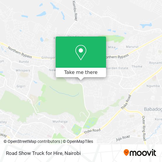 Road Show Truck for Hire map