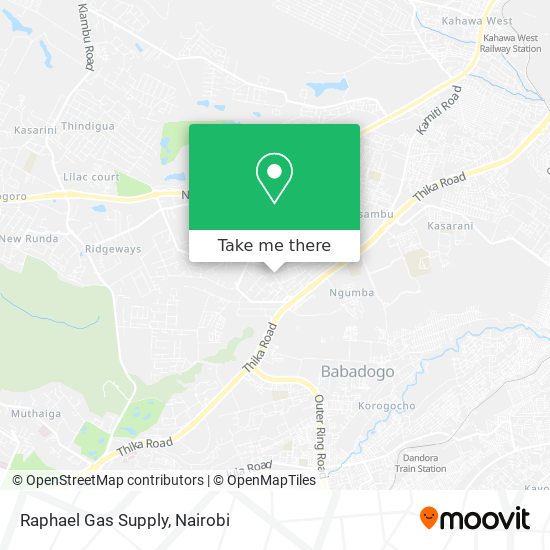 Raphael Gas Supply map