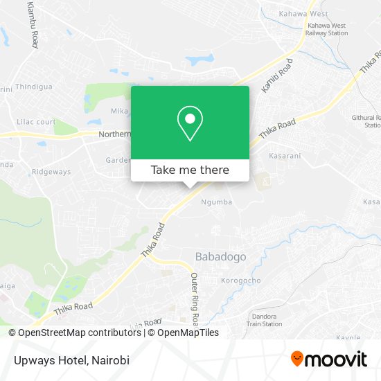 Upways Hotel map