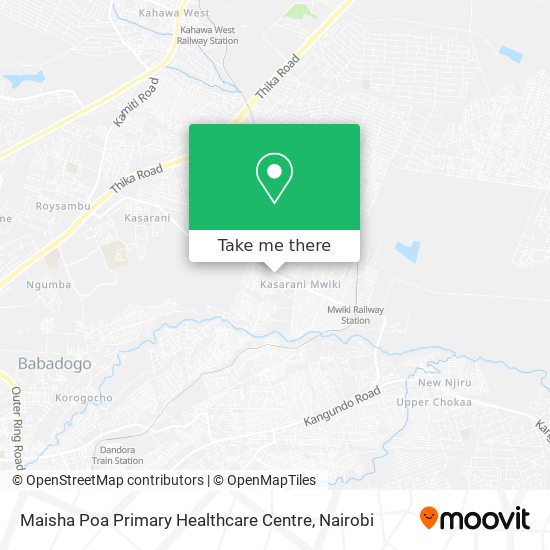 Maisha Poa Primary Healthcare Centre map