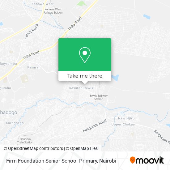 Firm Foundation Senior School-Primary map