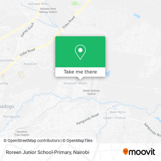 Roreen Junior School-Primary map