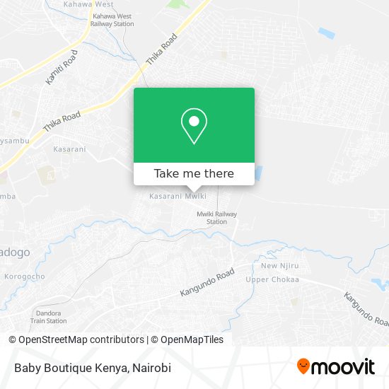 Baby Boutique Kenya map