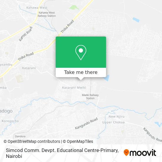 Simcod Comm. Devpt. Educational Centre-Primary map