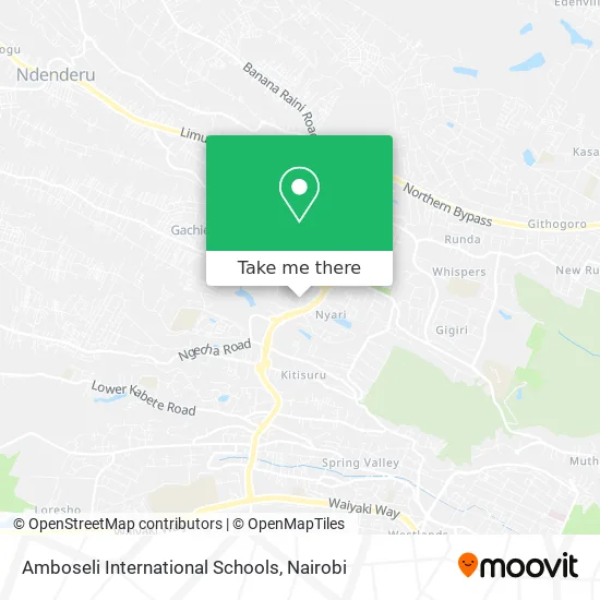 Amboseli International Schools map
