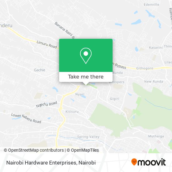 Nairobi Hardware Enterprises map