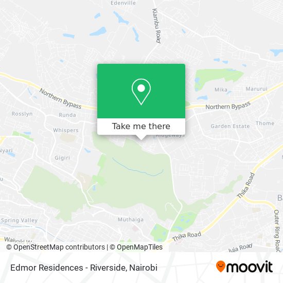 Edmor Residences - Riverside map