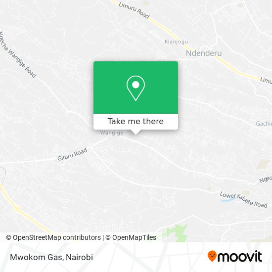 Mwokom Gas map