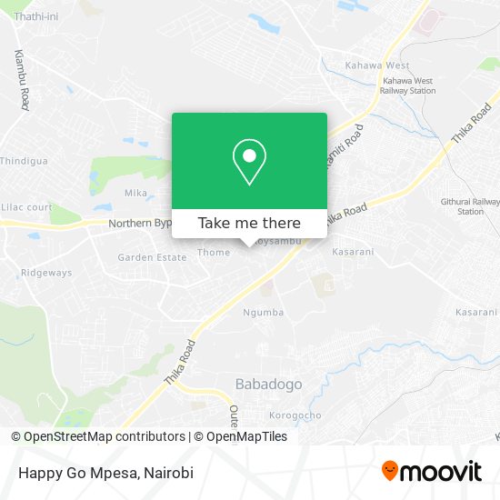 Happy Go Mpesa map