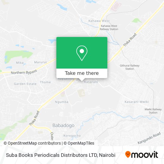 Suba Books Periodicals Distributors LTD map