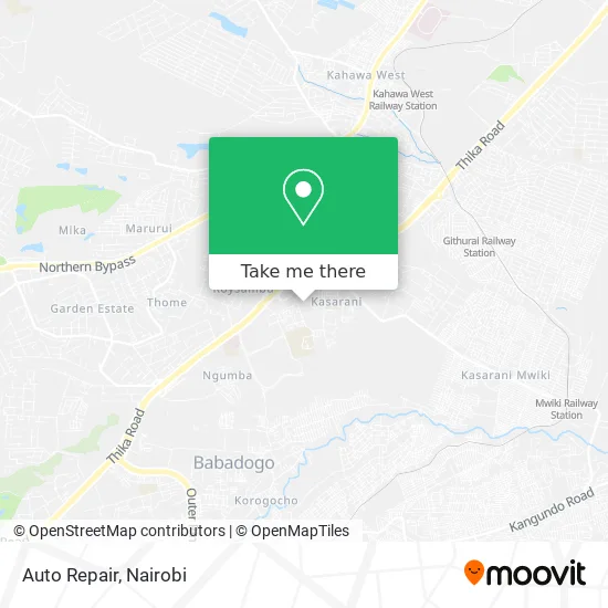 Auto Repair map