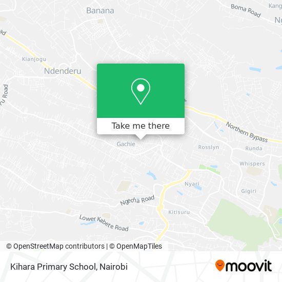 Kihara Primary School map