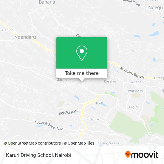 Karuri Driving School map