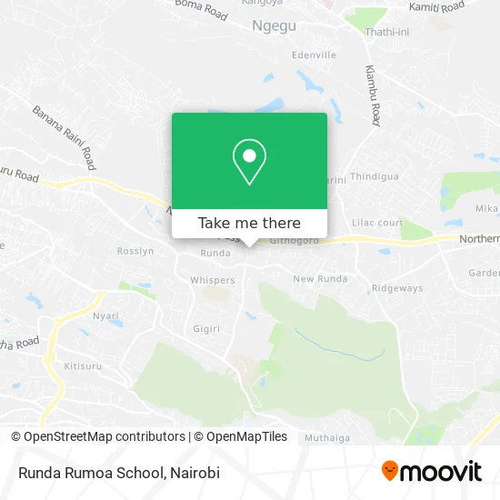 Runda Rumoa School map