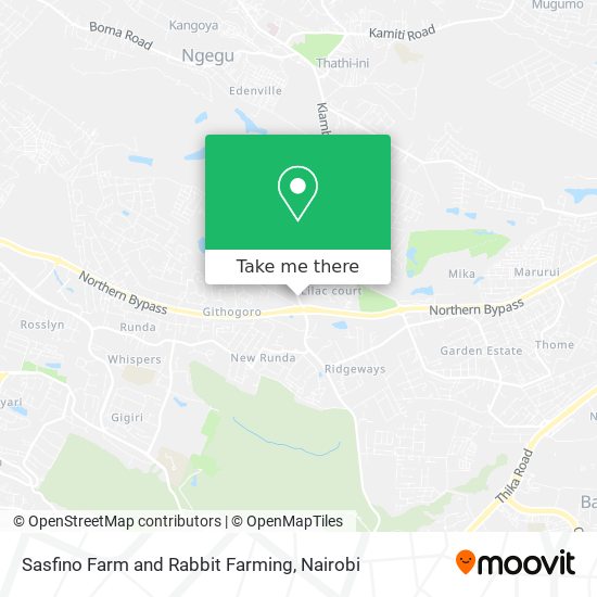 Sasfino Farm and Rabbit Farming map