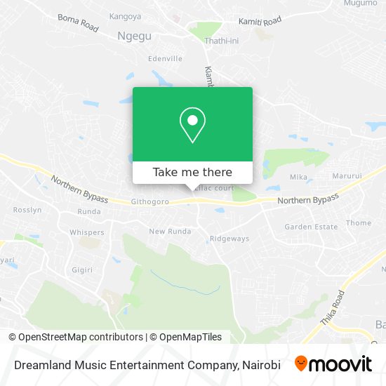 Dreamland Music Entertainment Company map