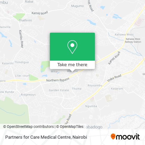 Partners for Care Medical Centre map
