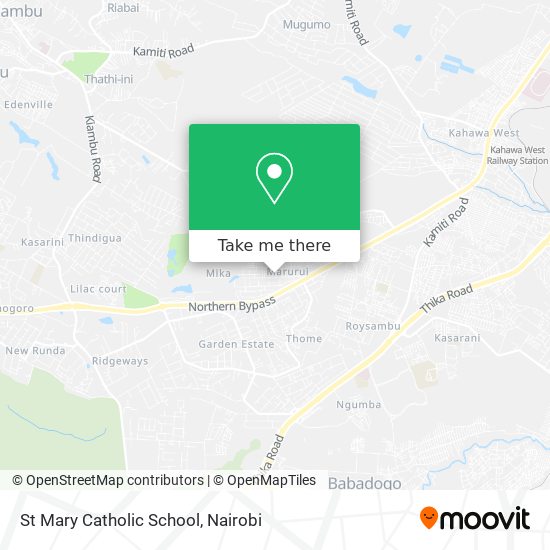 St Mary Catholic School map