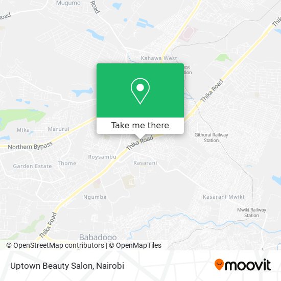 Uptown Beauty Salon map