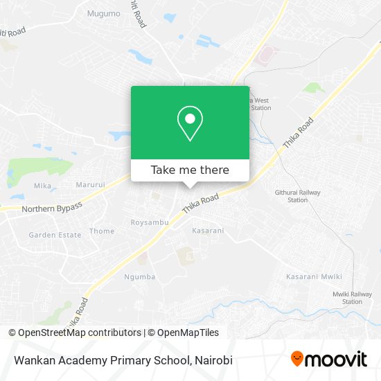 Wankan Academy Primary School map